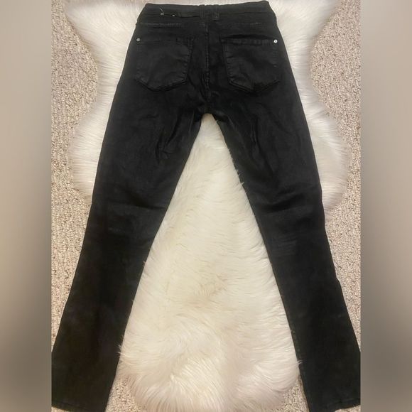 Mango Straight Waxed Jeans - Picture 4 of 5